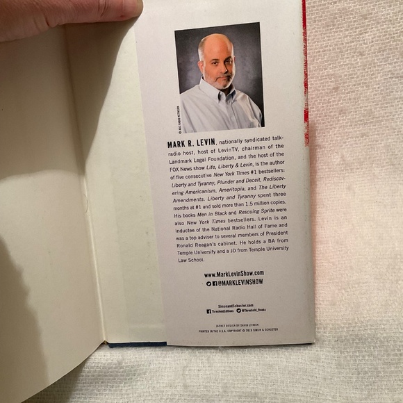 Unfreedom of the Press book by Mark Levin Hardcover - Picture 5 of 5
